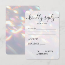Custom Iridescent Lights Wedding