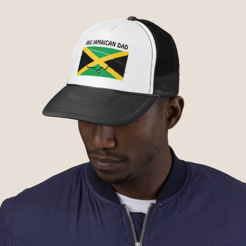 Custom IRIE JAMAICAN DAD Trucker Hat