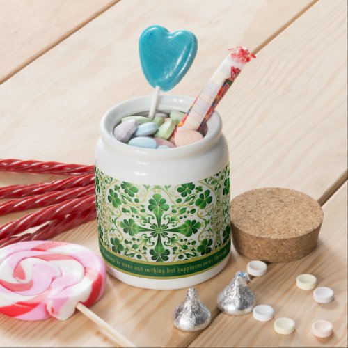 Custom Irish Blessing  May Your Troubles be Less  Candy Jar