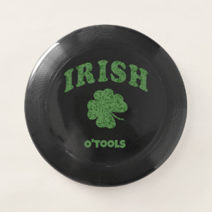 Custom Irish Frisbee, Vintage Shamrock Design Wham-O Frisbee