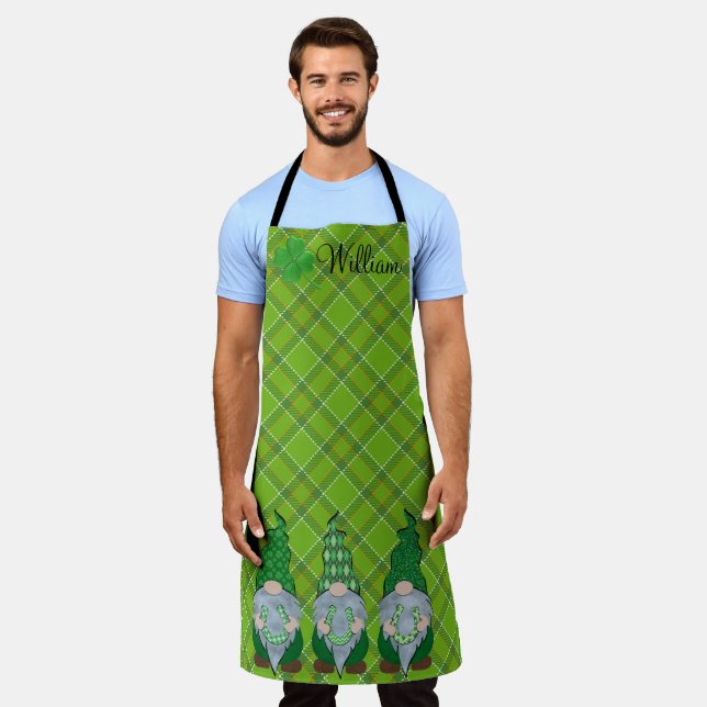 Custom Irish Luck Apron (Worn)