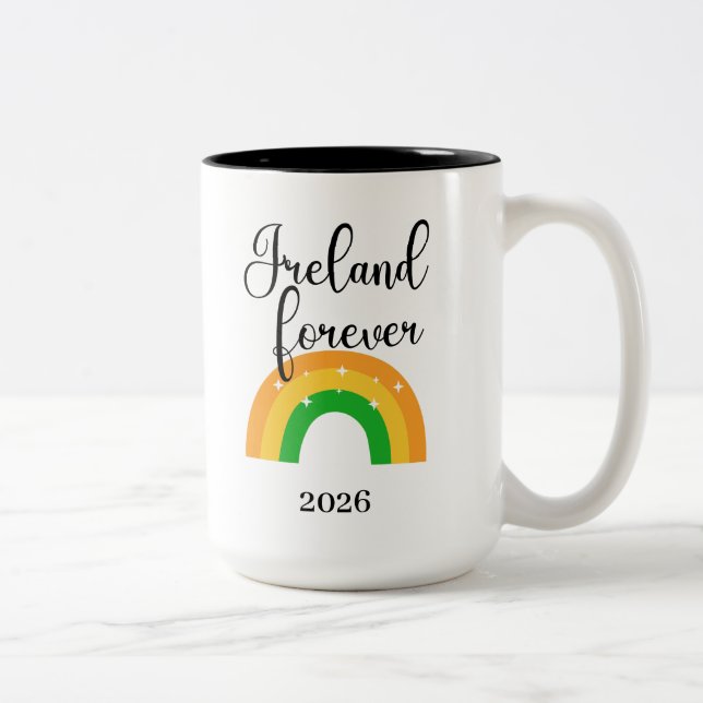 Custom Irish Mug 15 oz two tone (Right)