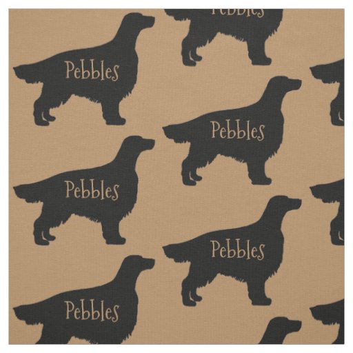 Custom Irish Setter Dog Fabric