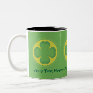Custom Irish Shamrock Mug 