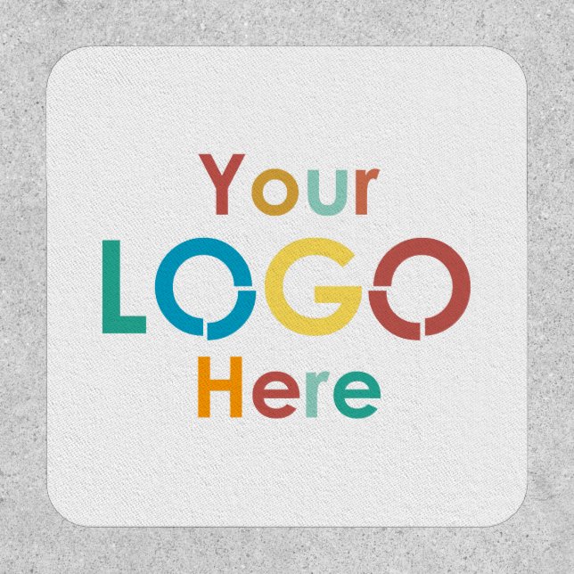 Custom Iron On Business Logo Image Product Label Patch (Front)