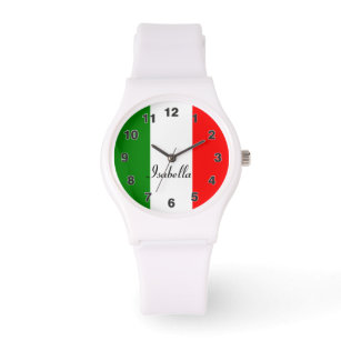 Custom Italian Flag Watch