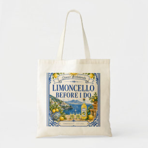custom italian lemon bachelorette Bridal party Tote Bag