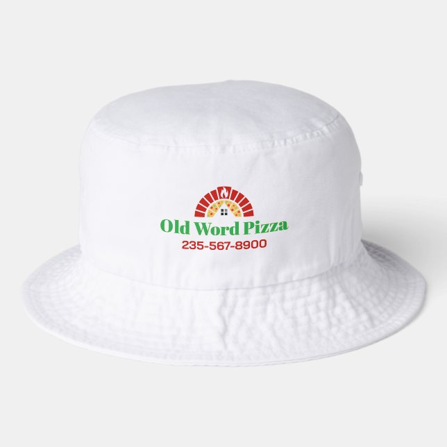 Custom Italian Pizza Restaurant Uniform Hat (Front)