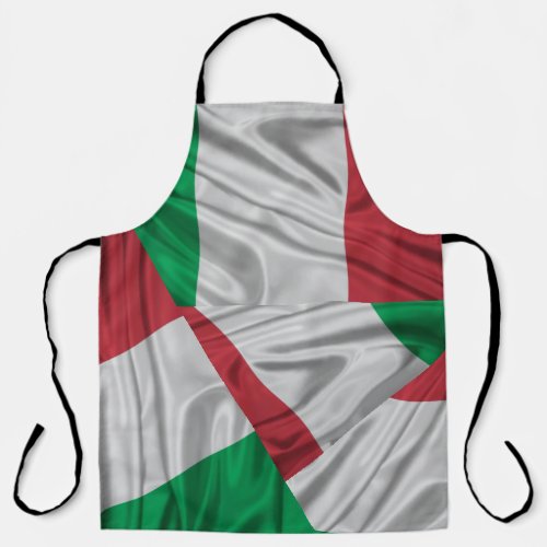 Custom ITALY ITALIAN FLAG Collage Large Apron