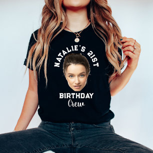 Custom It's My Birthday Face Name and Age Funny T-Shirt