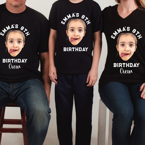 Custom Its My Birthday Face Name and Age Funny T_Shirt