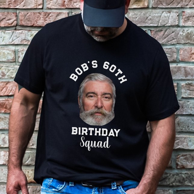 Custom It's My Birthday Face Name and Age Funny T-Shirt (Creator Uploaded)