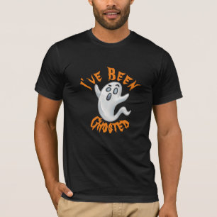 Custom I've Been Ghosted Pun Funny Halloween T-Shirt
