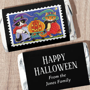 Custom Jack O'Lantern Halloween Witch Cat Hershey's Miniatures