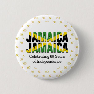 Custom JAMAICA 60th Anniversary Independence Button