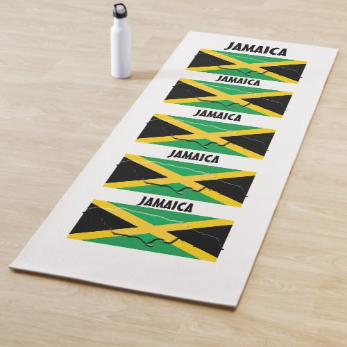 Custom JAMAICAN FLAG Yoga Mat