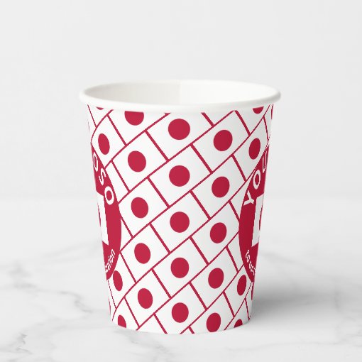 Custom JAPANESE FLAG Paper Cups | Zazzle