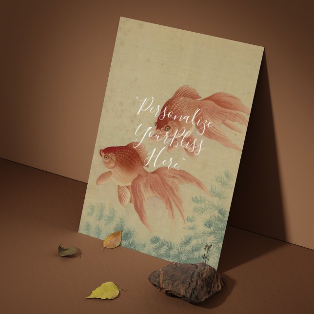 CUSTOM Japanese Goldfish Good Luck Art Print  (Creator Uploaded)