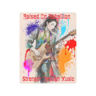 Custom Japanese Woman Guitarist Art Inspirational
