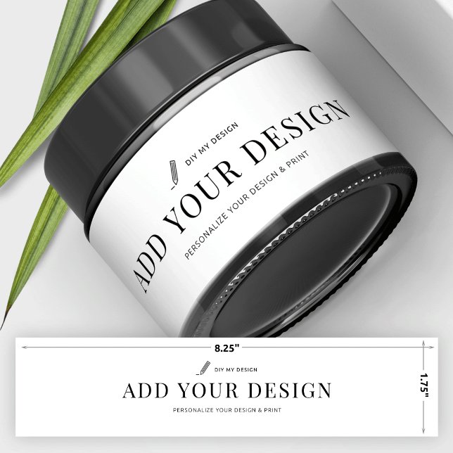 Custom Jar Wraparound Label Printing Waterproof (Creator Uploaded)