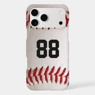 Custom Jersey Number Baseball Player Design iPhone 17 Pro Max Case
