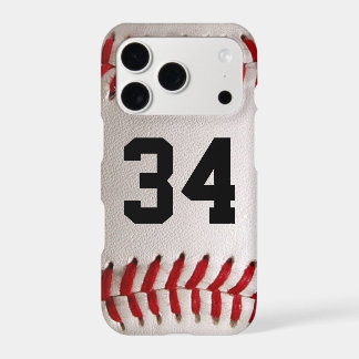 Custom Jersey Number Baseball Player Design iPhone 17 Pro Case