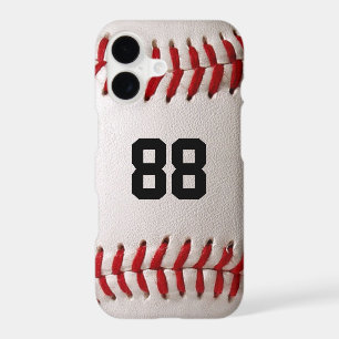 Custom Jersey Number Baseball Player Design iPhone 17 Case