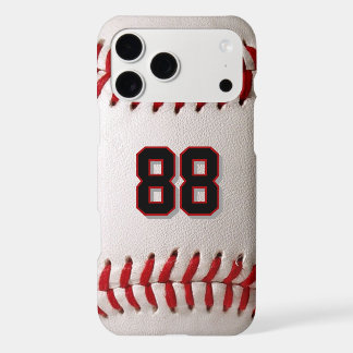 Custom Jersey Number Baseball Player Design iPhone 17 Pro Max Case
