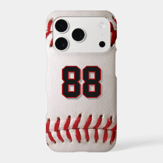 Custom Jersey Number Baseball Player Design iPhone 17 Pro Case