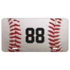 Custom Jersey Number Baseball Player Design