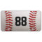 Custom Jersey Number Baseball Player Design