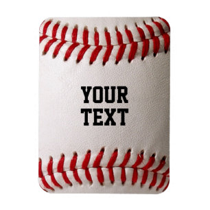 Custom Jersey Number Baseball Player Design Magnet