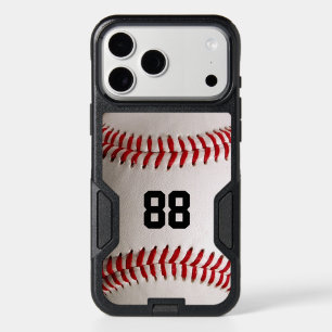 Custom Jersey Number Baseball Player Design iPhone 17 Pro Max Case