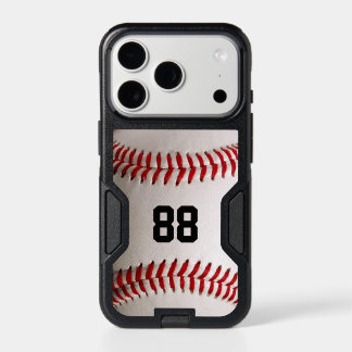 Custom Jersey Number Baseball Player Design iPhone 17 Pro Case