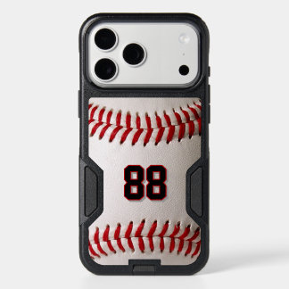 Custom Jersey Number Baseball Player Design iPhone 17 Pro Max Case