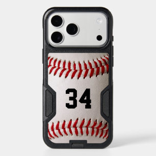 Custom Jersey Number Baseball Player Design iPhone 17 Pro Max Case