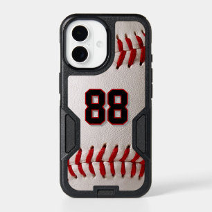 Custom Jersey Number Baseball Player Design iPhone 17 Case