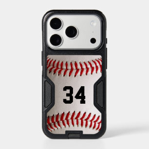 Custom Jersey Number Baseball Player Design iPhone 17 Pro Case