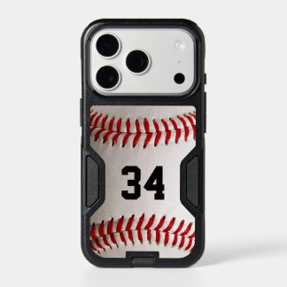 Custom Jersey Number Baseball Player Design iPhone 17 Pro Case