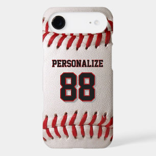 Custom Jersey Number & Name Baseball Player Design iPhone 17 Air Case