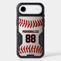 Custom Jersey Number & Name Baseball Player Design