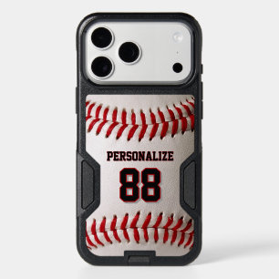 Custom Jersey Number & Name Baseball Player Design iPhone 17 Pro Max Case