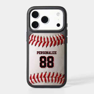 Custom Jersey Number & Name Baseball Player Design iPhone 17 Pro Case