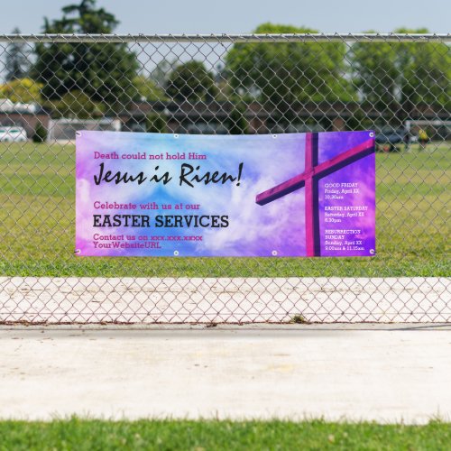 Custom JESUS IS REASON Easter Banner