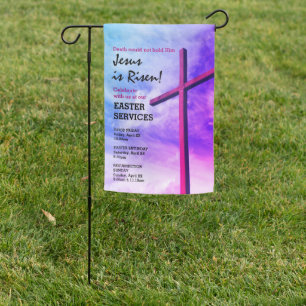 Custom JESUS IS REASON Easter Garden Flag