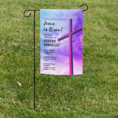 Custom JESUS IS REASON Easter Garden Flag