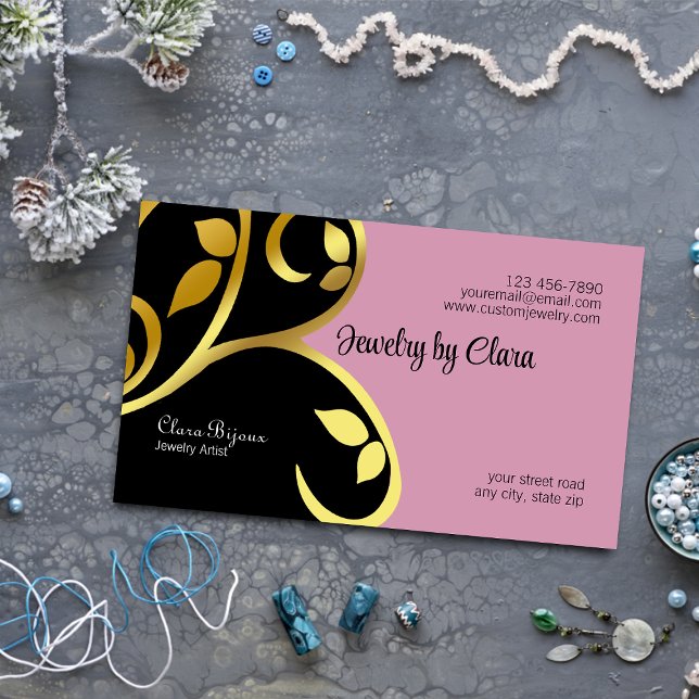 Custom Jewelry Business Card (Creator Uploaded)