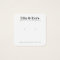 Custom Jewelry Display Card in Clean Modern Design