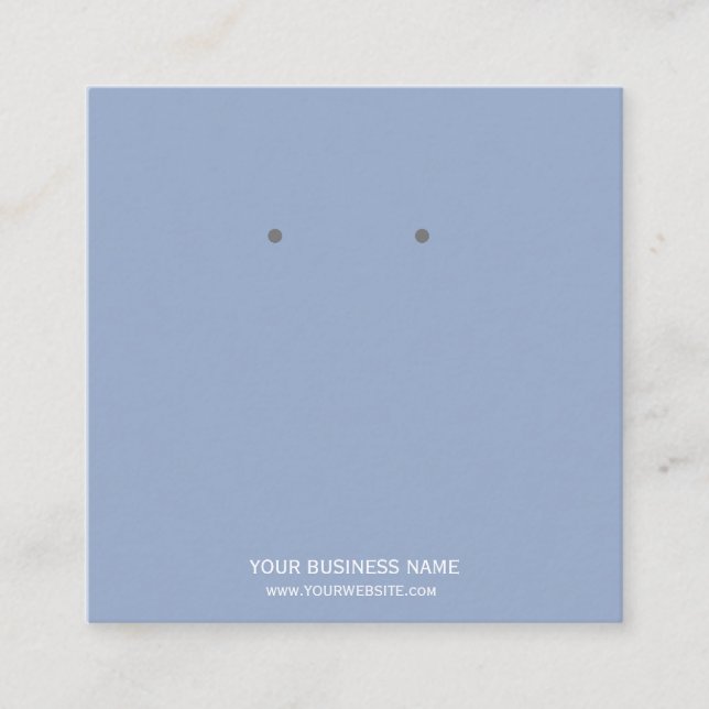 Custom Jewelry Earring Display Cards (Front)