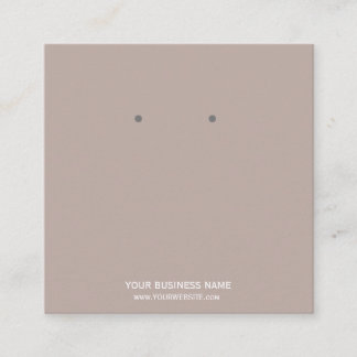 Custom Jewelry Earring Display Cards